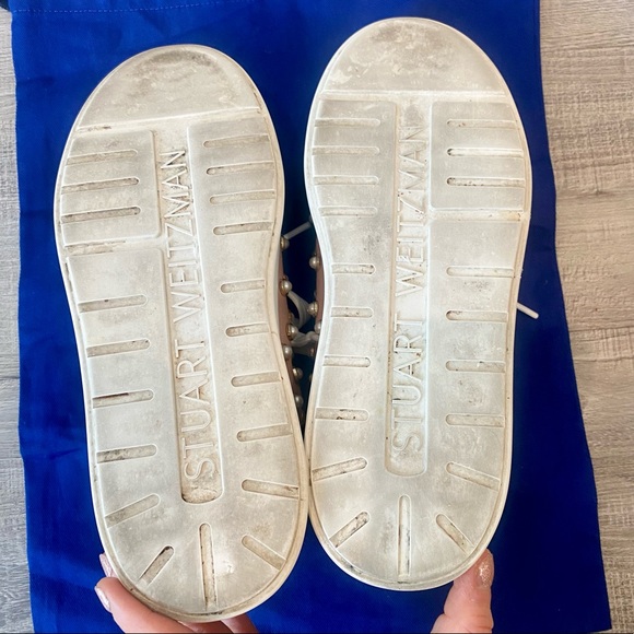 Stuart Weitzman Pearline Sneakers, Size 5.5 - Picture 7 of 8